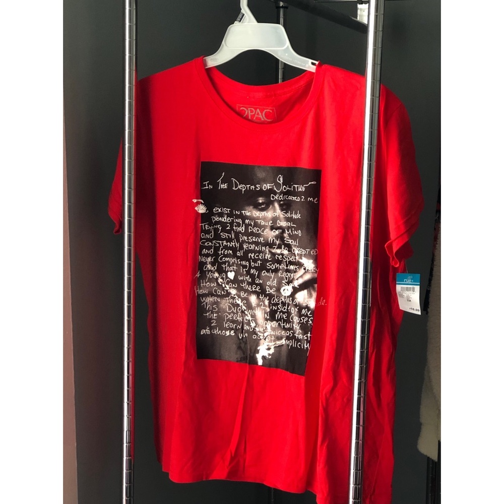 +PLUS SIZE TUPAC TEE